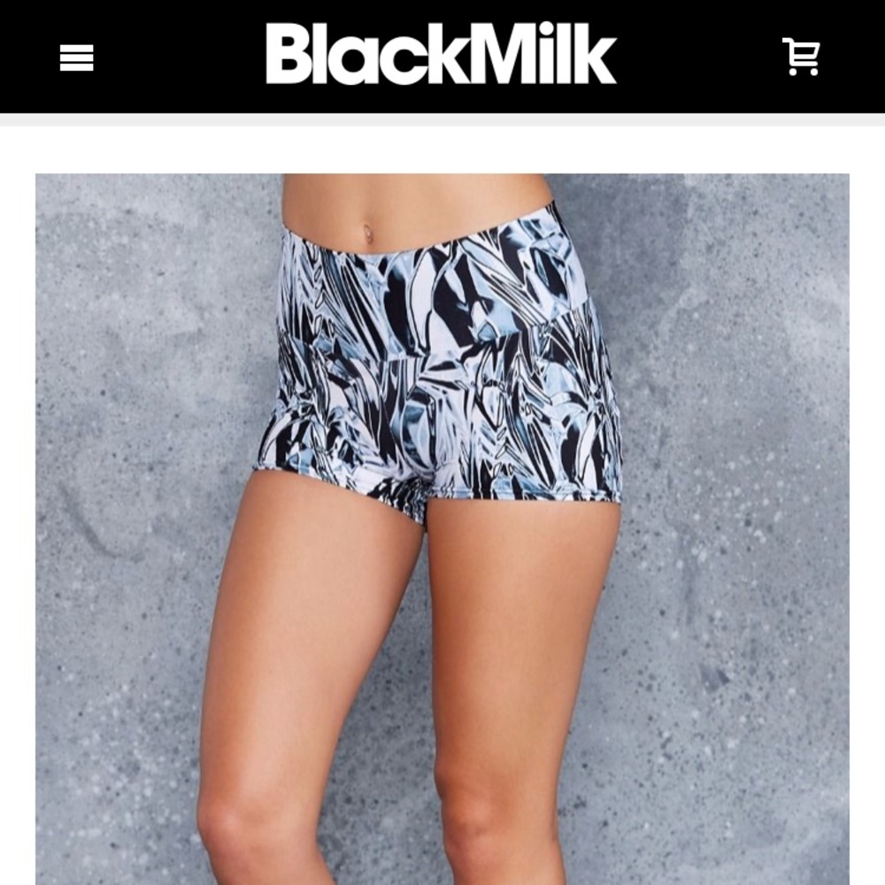 BlackMilk Heavy Metal Trainer Shorts